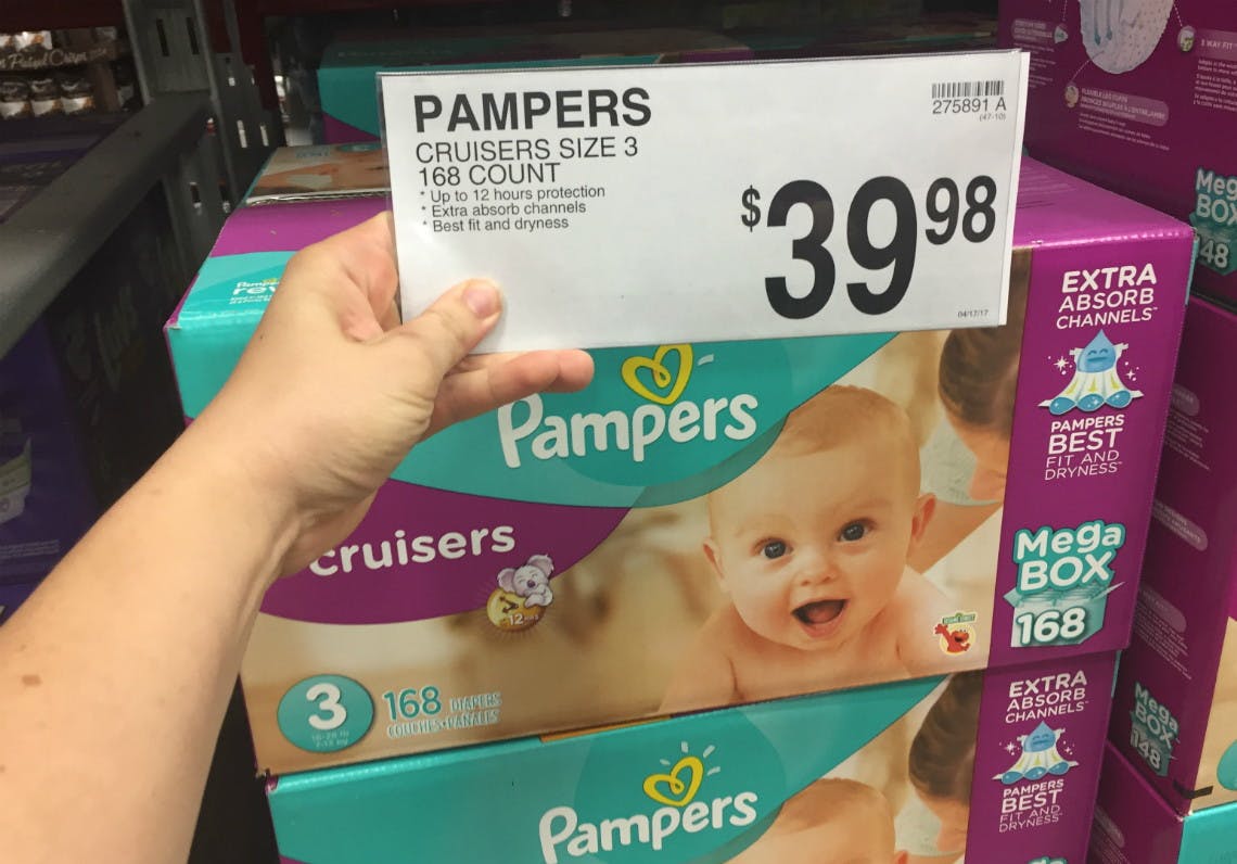 sam's size 3 diapers