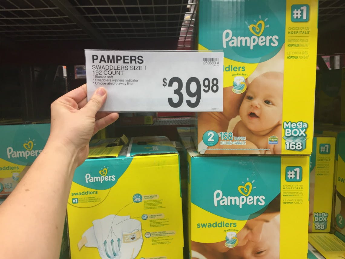 sam's club pampers diapers size 3