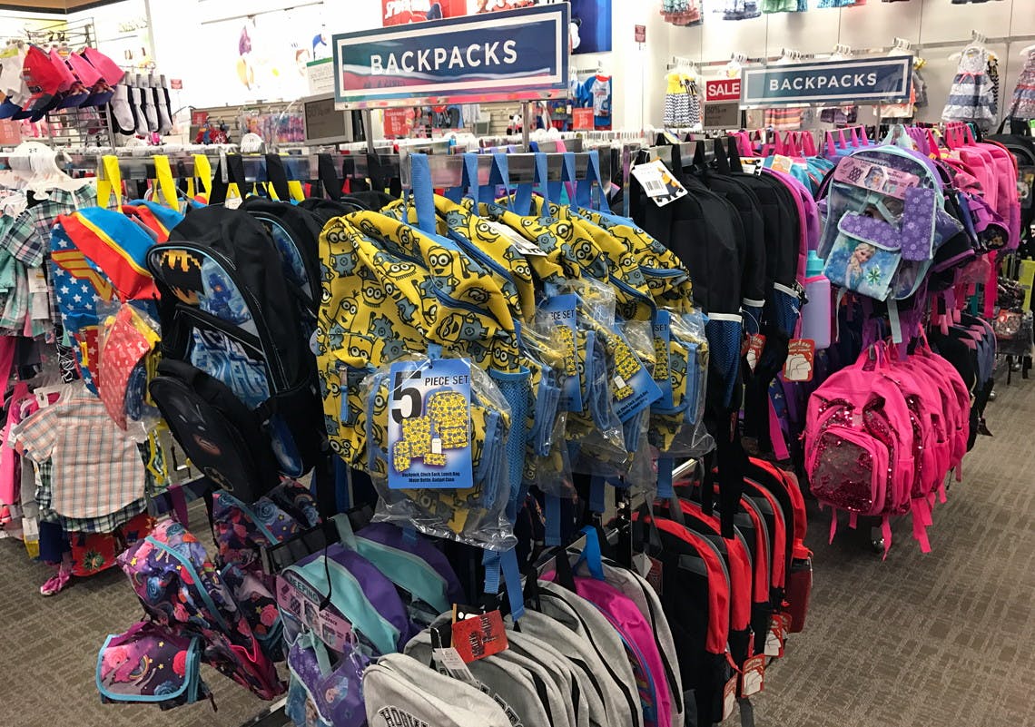 kohl's backpacks in store