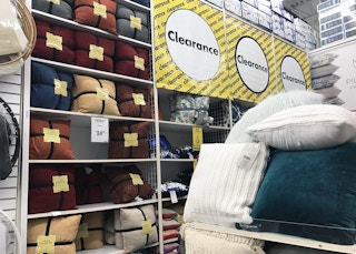 bed bath beyond pillow clearance