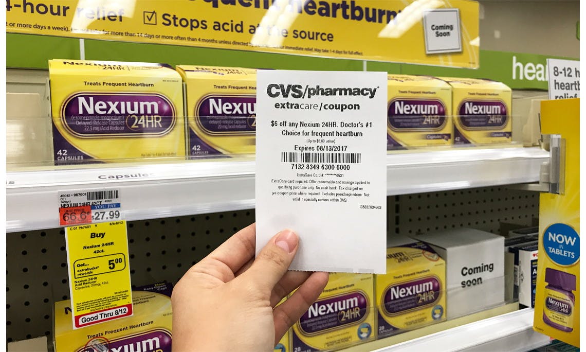 Nexium Heartburn Medicine, Only 10.99 at CVS! The Krazy Coupon Lady