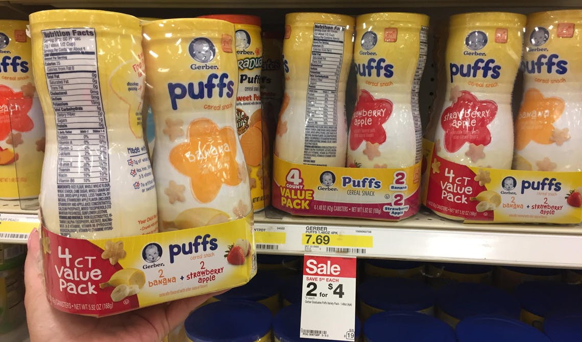 gerber puffs target