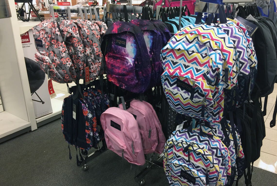 kohls backpacks in store