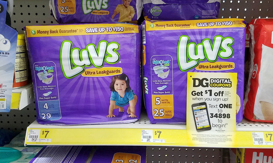 Luvs Diapers, Only $5.00 at Dollar General! - The Krazy Coupon Lady