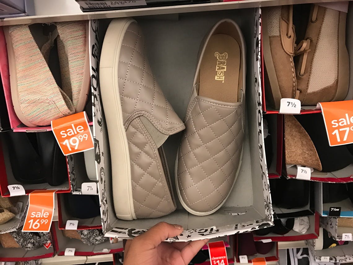 payless women's slip on sneakers