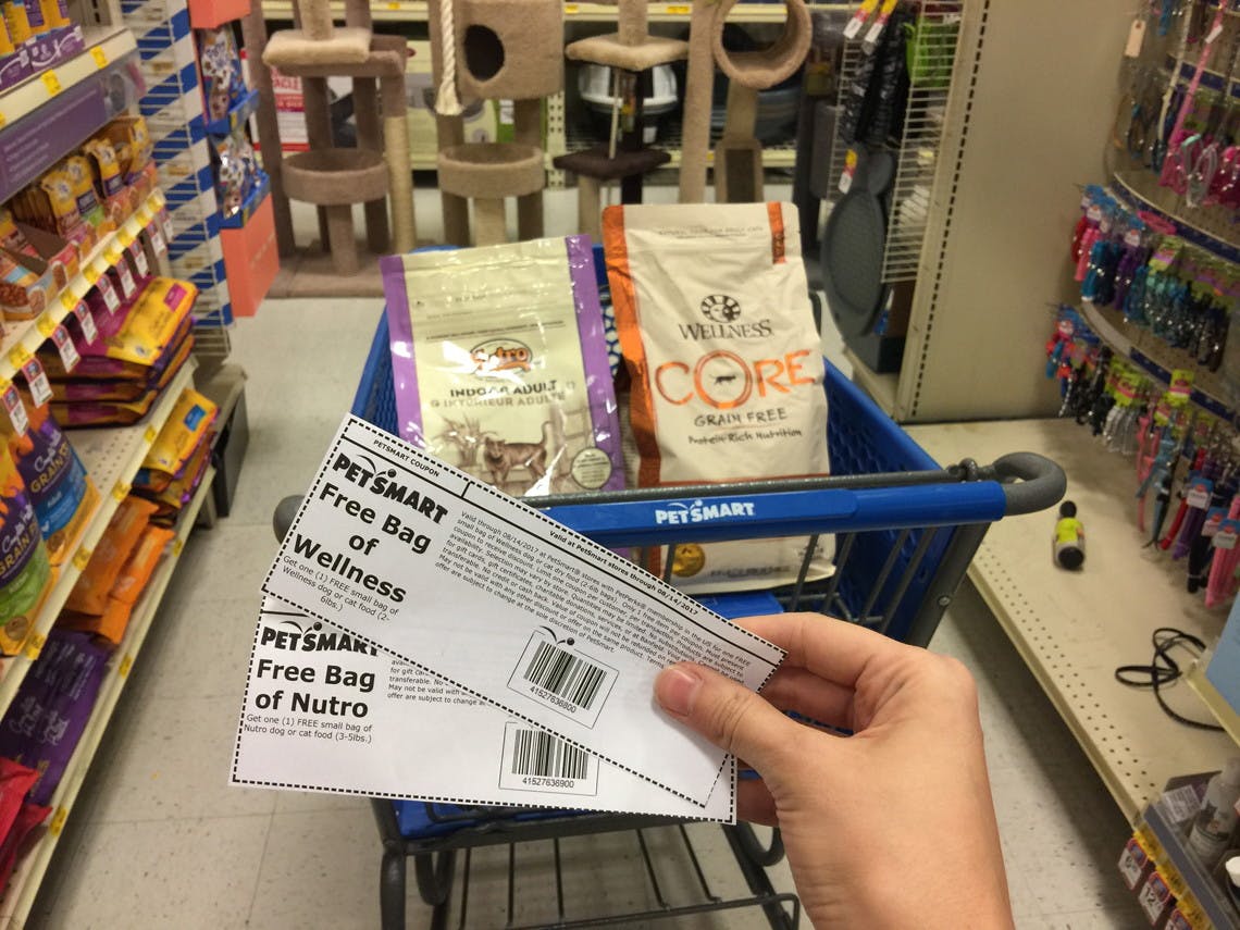 2 Free Bags of Wellness & Nutro Cat or Dog Food at Petsmart ...