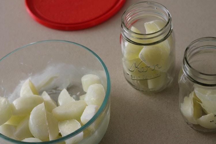 Skip buying breastmilk storage bags and freeze milk in ice cube trays instead.