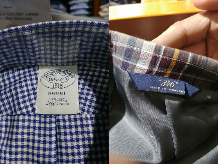 brooks brothers outlet quality