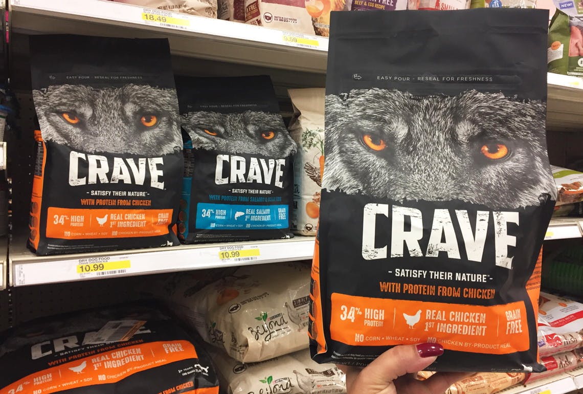 crave coupons dog food