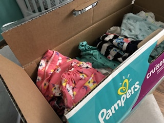 diaper box clothes