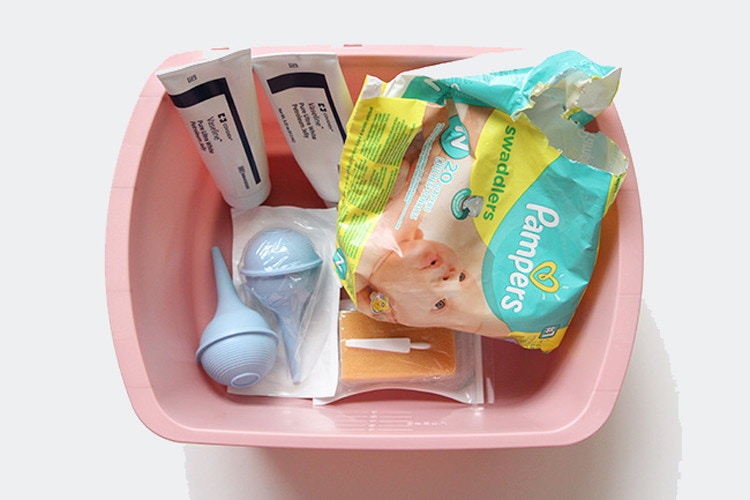 Check the hospital drawers before you leave and take all the toiletries.