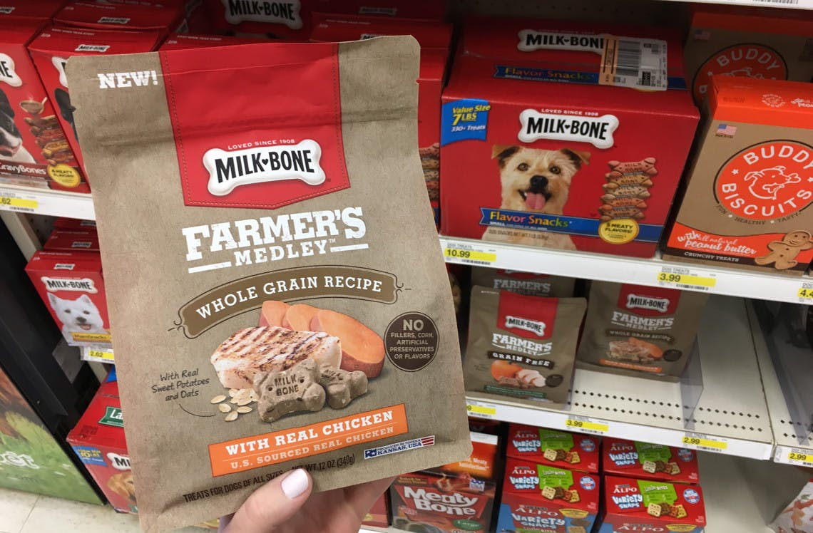 Milk-Bone Farmer's Medley Dog Treats, Just $1.49 at Target--Save $2.50