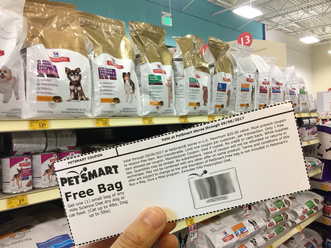 Free Bag Of Hill S Science Diet Cat Or Dog Food At Petsmart Up To