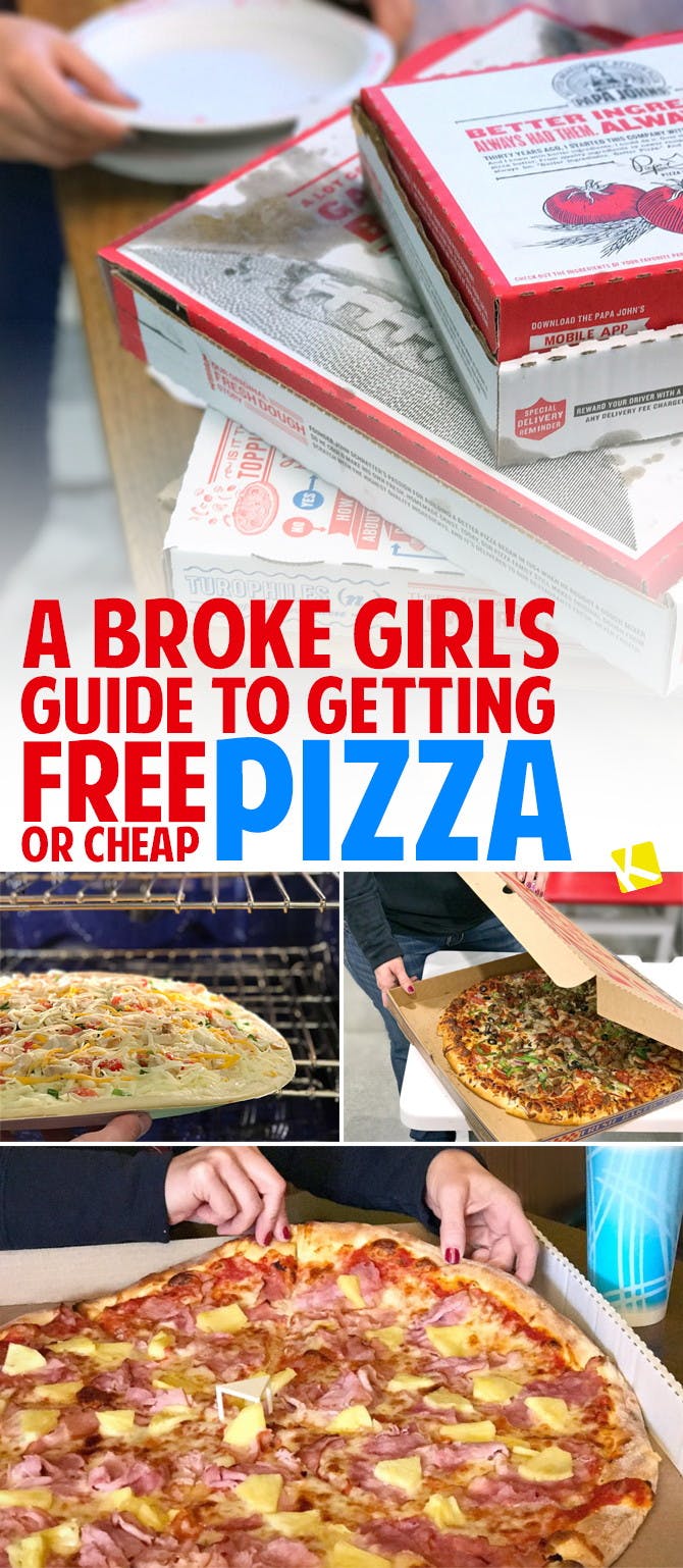 A Broke Girl's Guide to Getting Free or Cheap Pizza