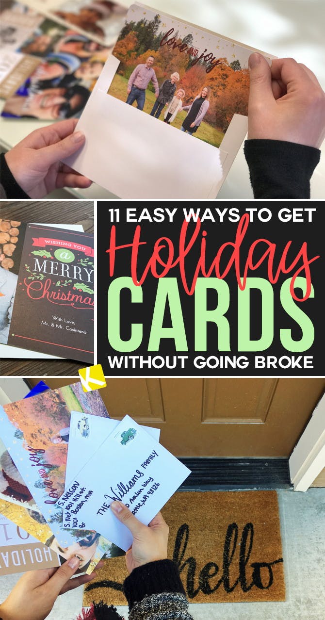 11 Easy Ways to Get Holiday Cards Without Going Broke