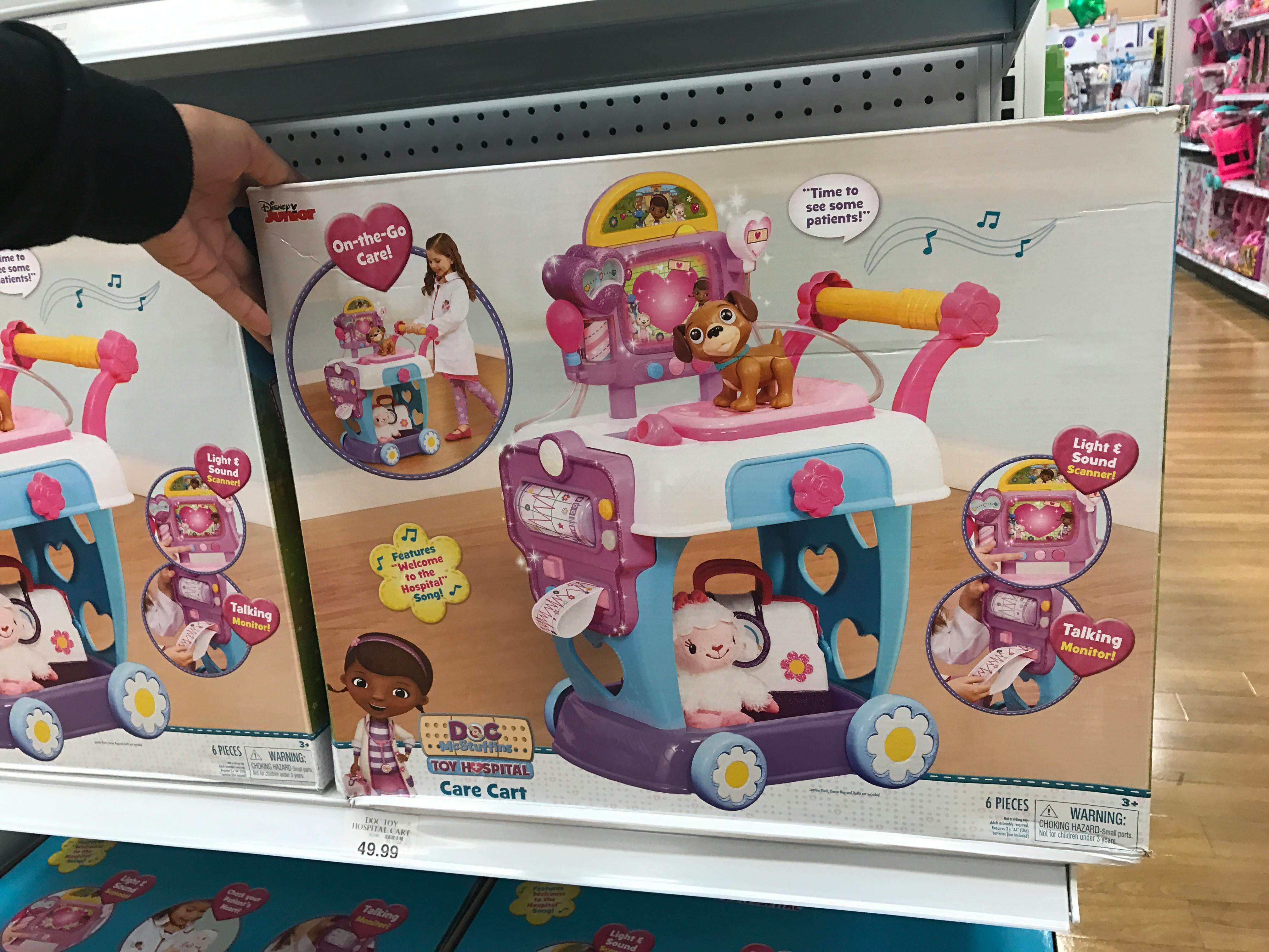 doc mcstuffins magic talking doc and care cart