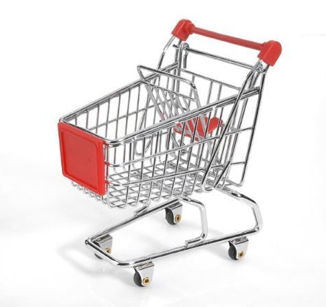 mini shopping cart for dolls