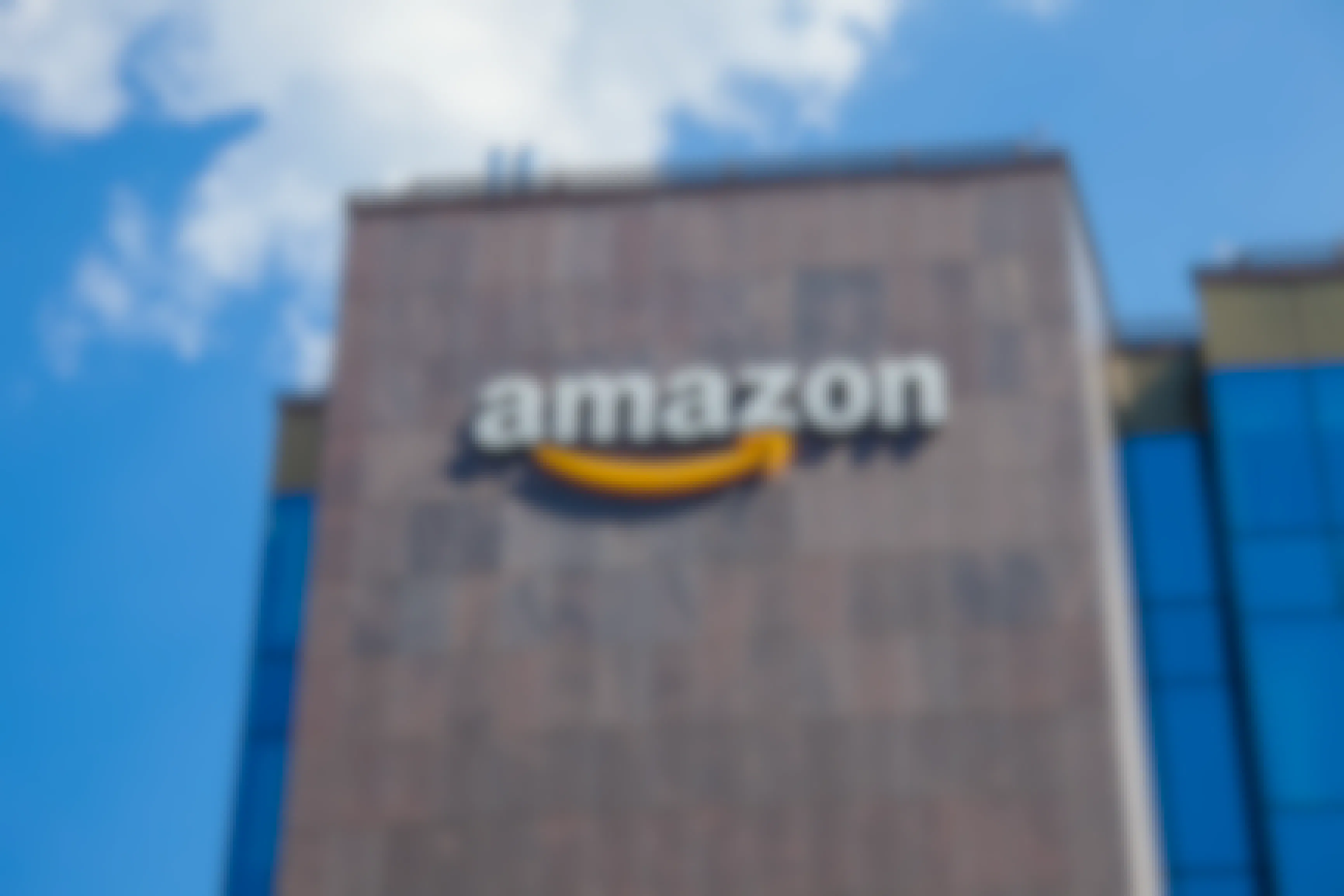 Picture of the Amazon Prime corporate building cast against the sky