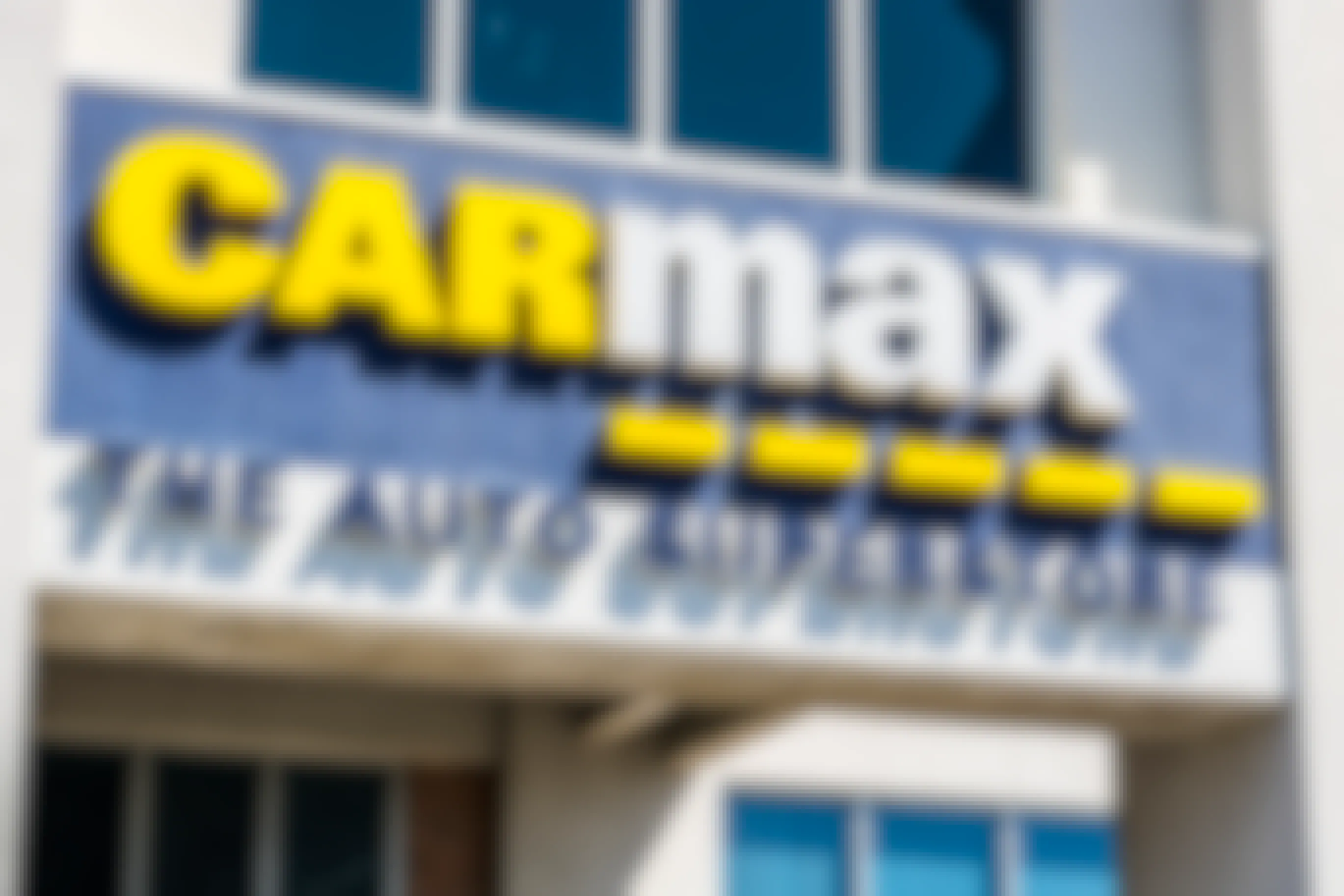 A CarMax logo