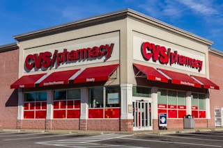 A CVS store on a corner