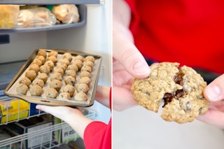 Freeze cookie dough before baking for perfectly soft, thick cookies.
