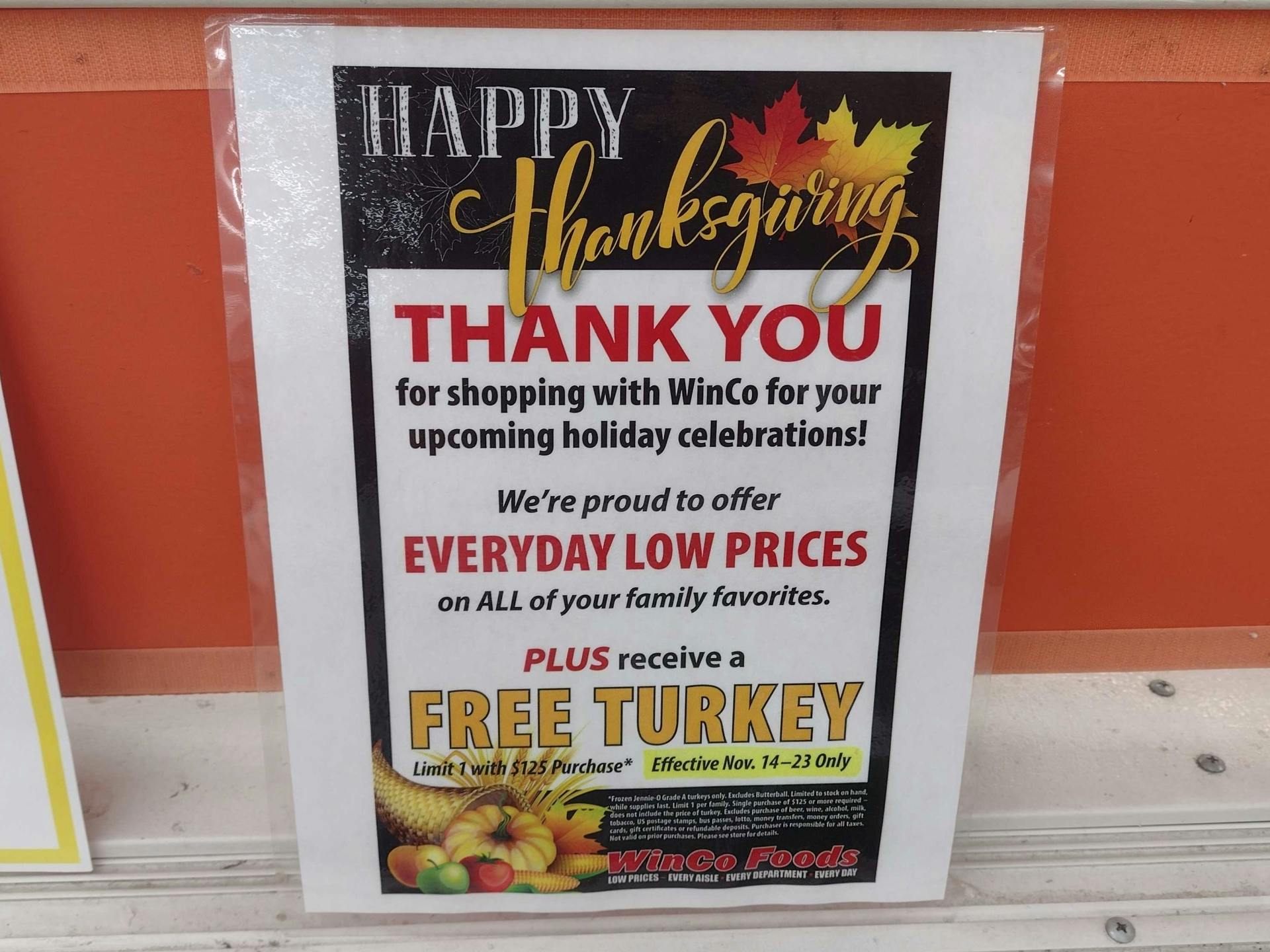 Turkey Free Thanksgiving (November 23rd, 2023)