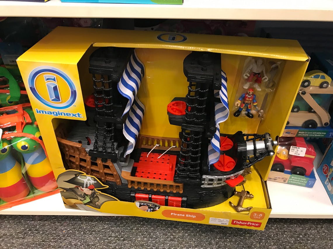 imaginext pirate ship kohls