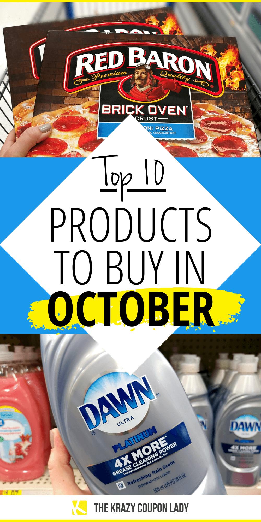 Top 10 Things to Stock Up on in October