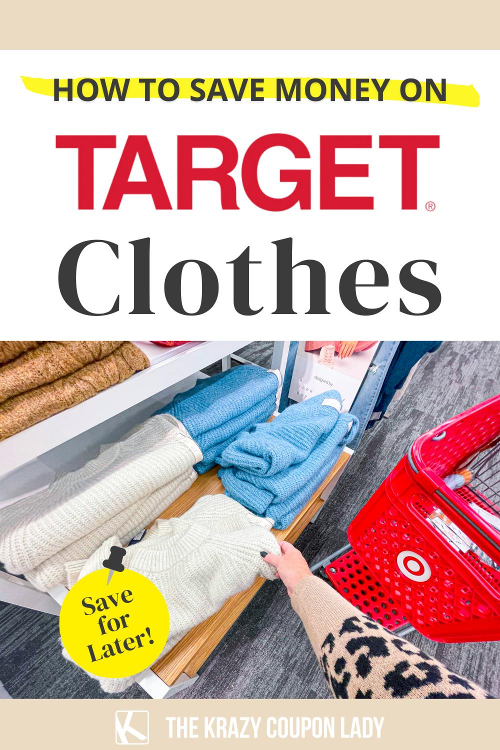 Top Ways to Save on Target Clothes