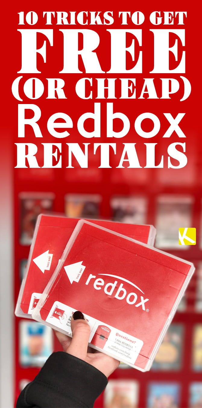 10 Easy Tricks to Get Free (or Cheap) Redbox Rentals The Krazy Coupon Lady