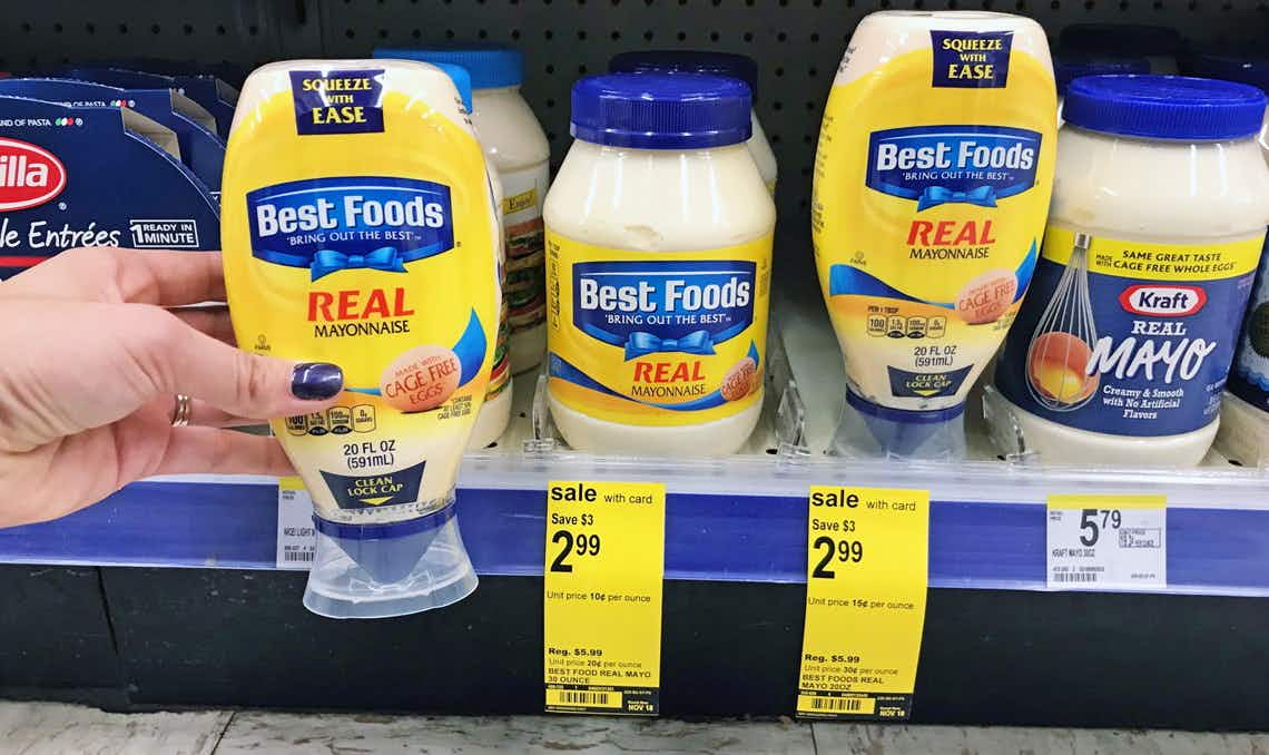 Best Foods Mayonnaise with Olive Oil Squeeze Bottle, 11.5 fl oz - Fry's  Food Stores