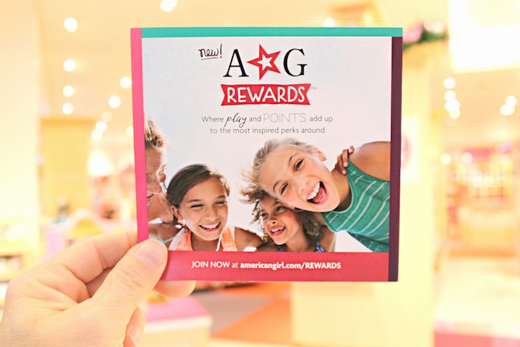 American Girl rewards card