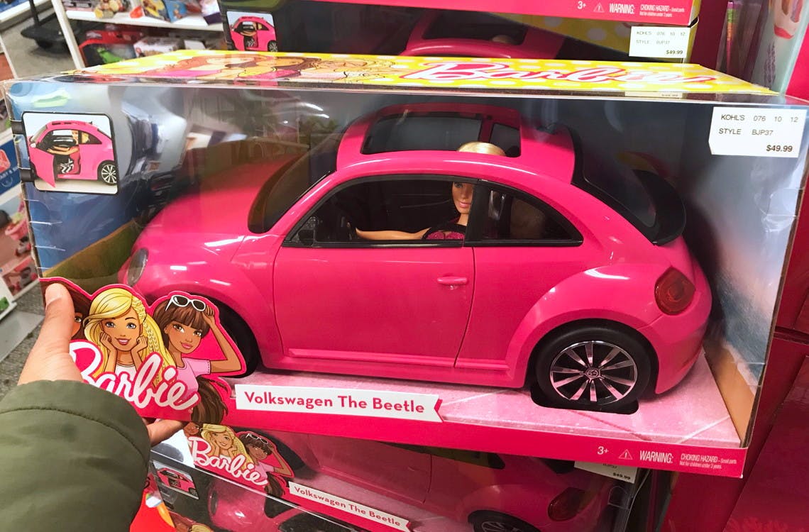 pink barbie volkswagen beetle for sale