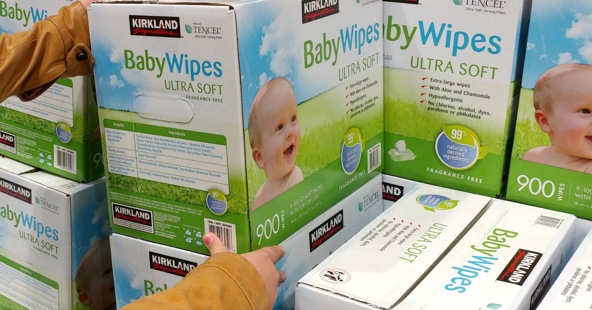 Kirkland Signature 900Count Baby Wipes in Stock on Costco