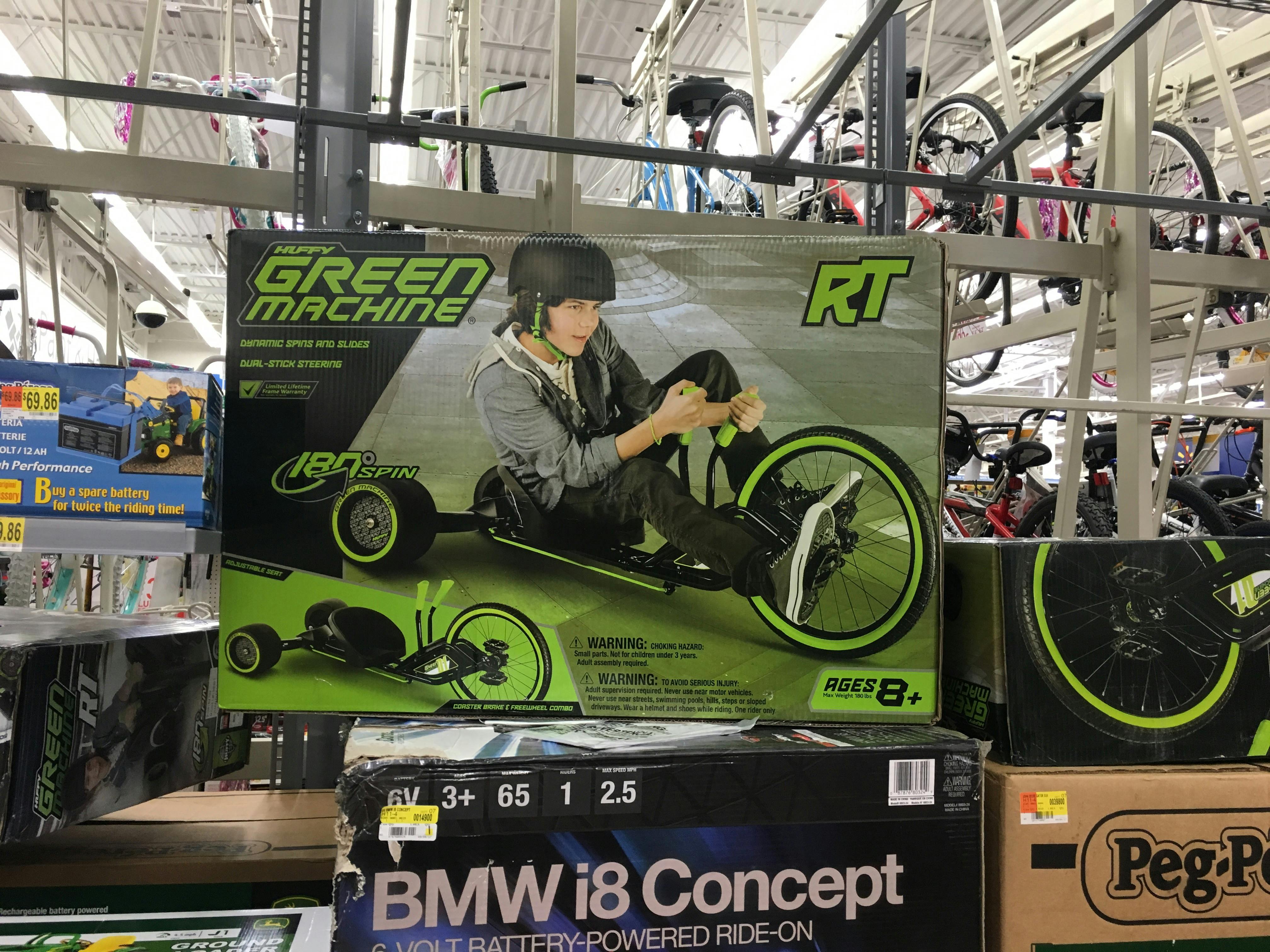 huffy green machine extreme trike