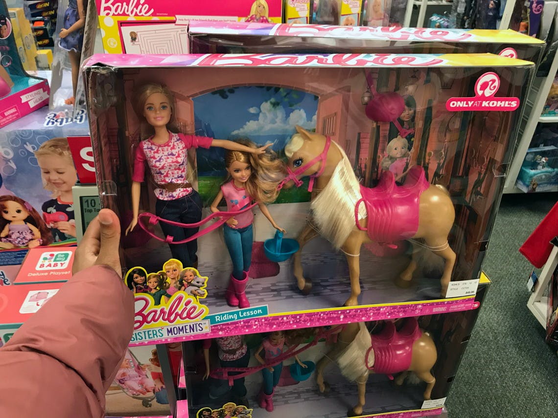 new barbie horse