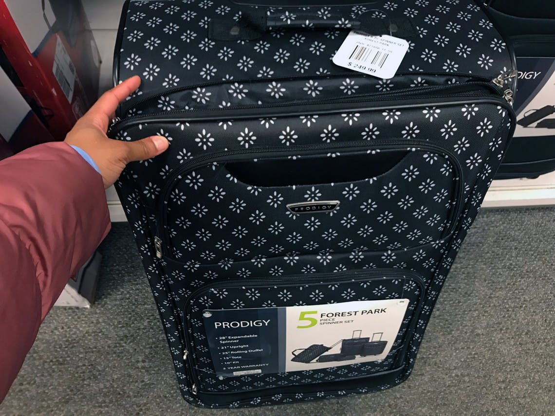 kohls 5 piece luggage set