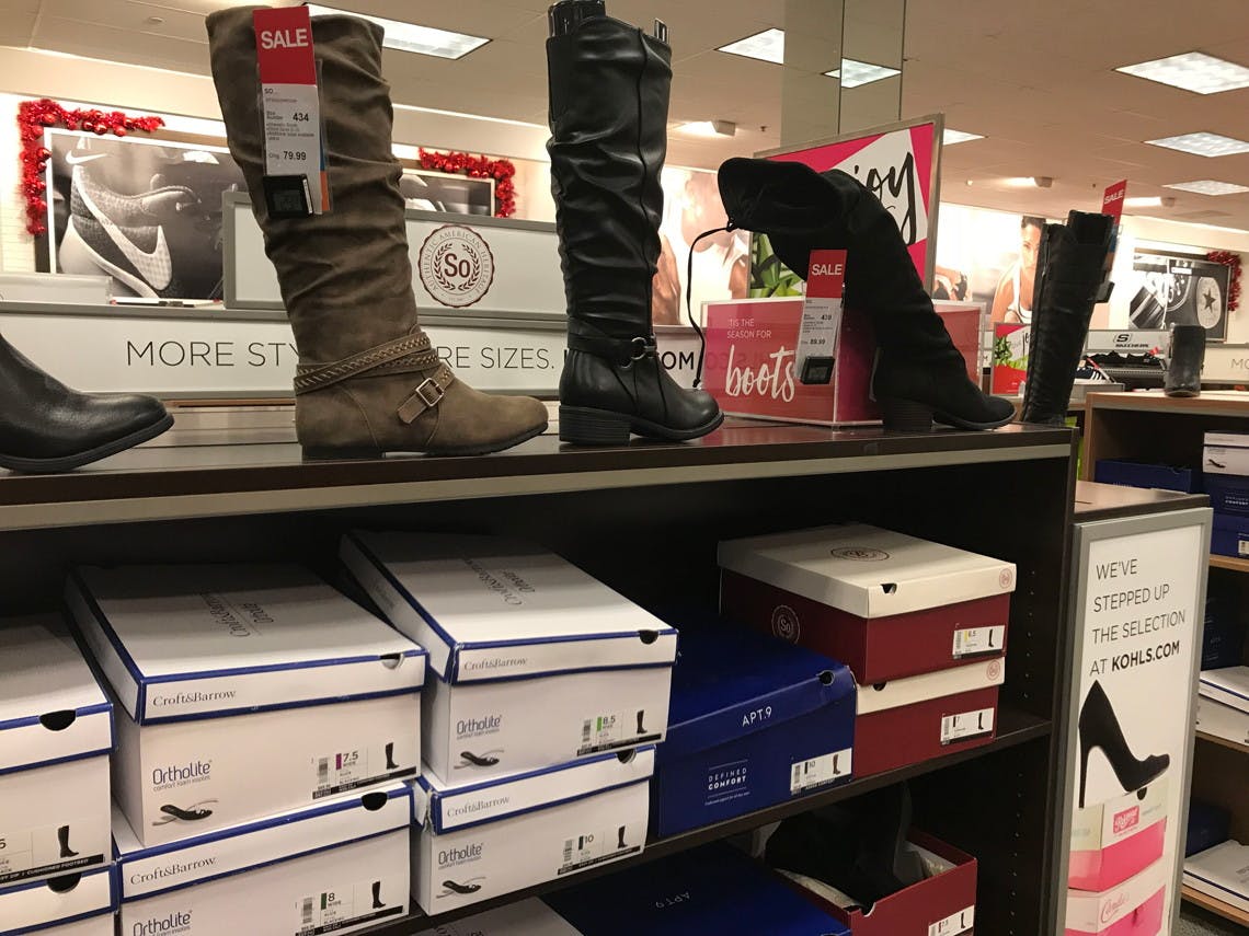 kohls womens riding boots