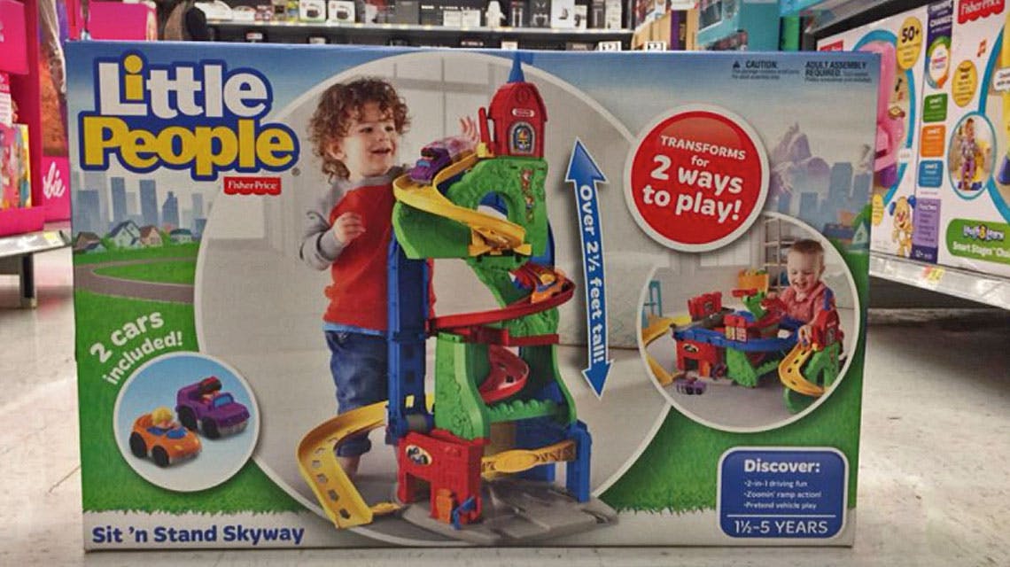 fisher price sit and stand skyway walmart