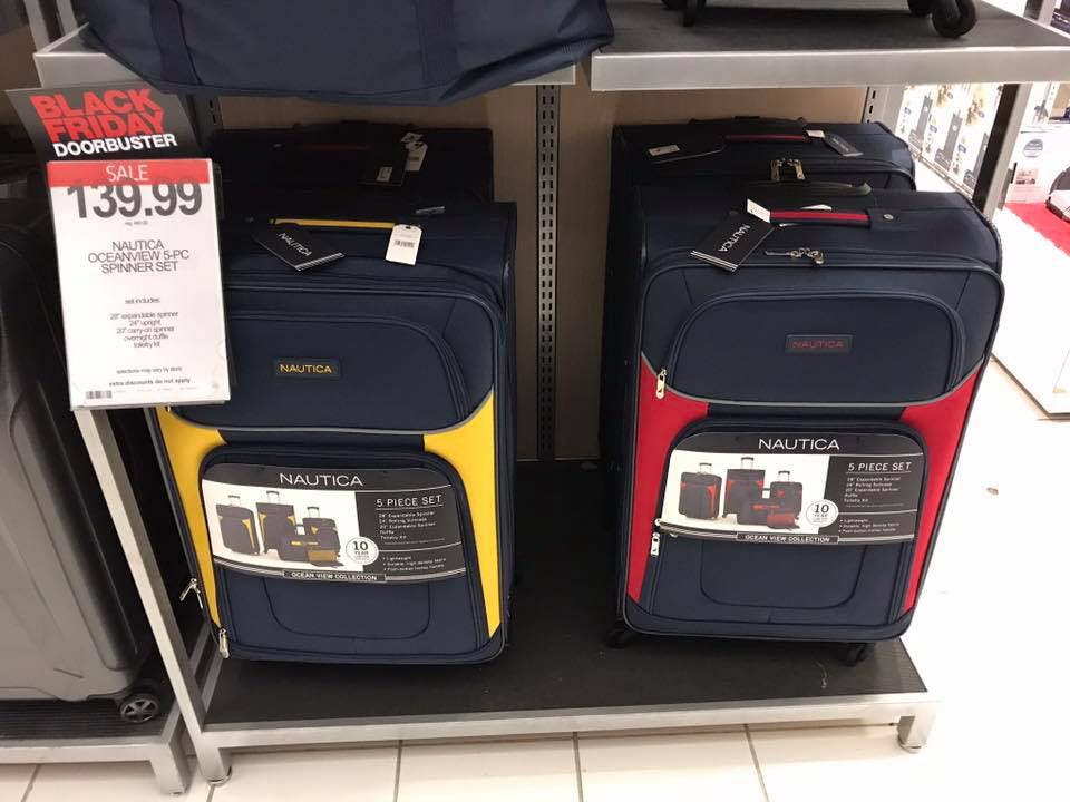 nautica 5 piece luggage set