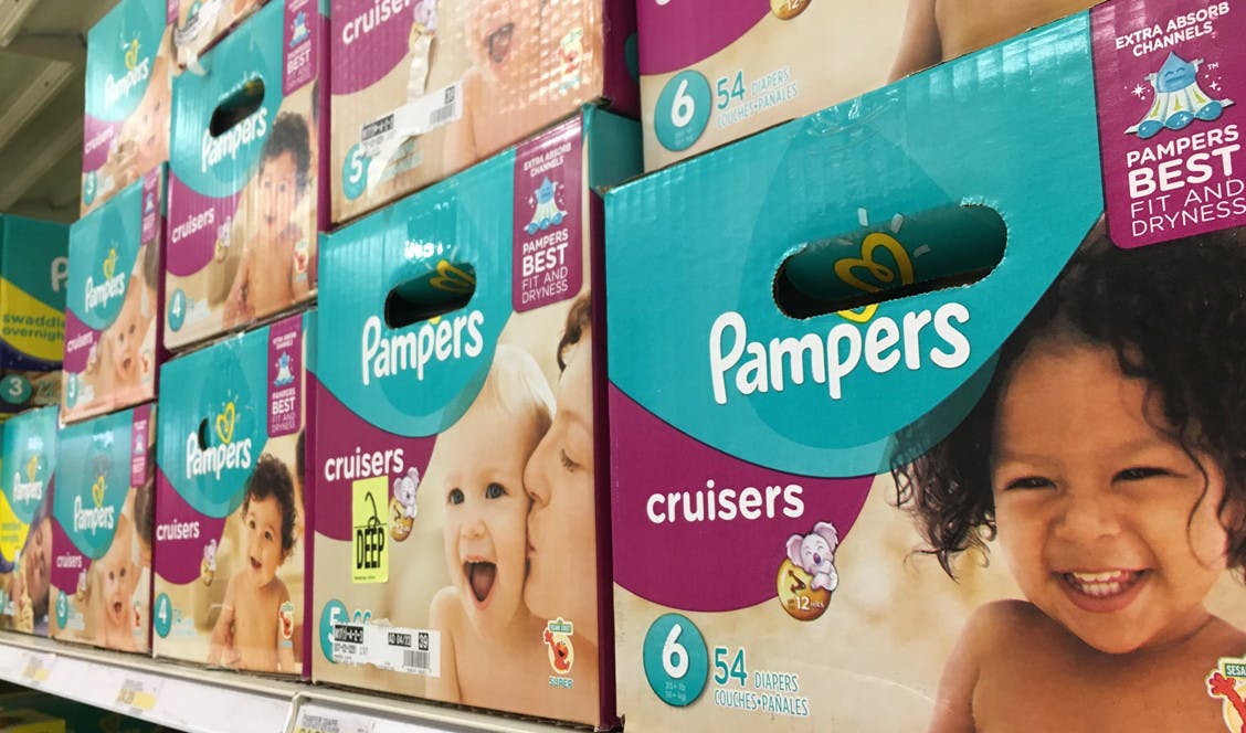 target pampers size 7