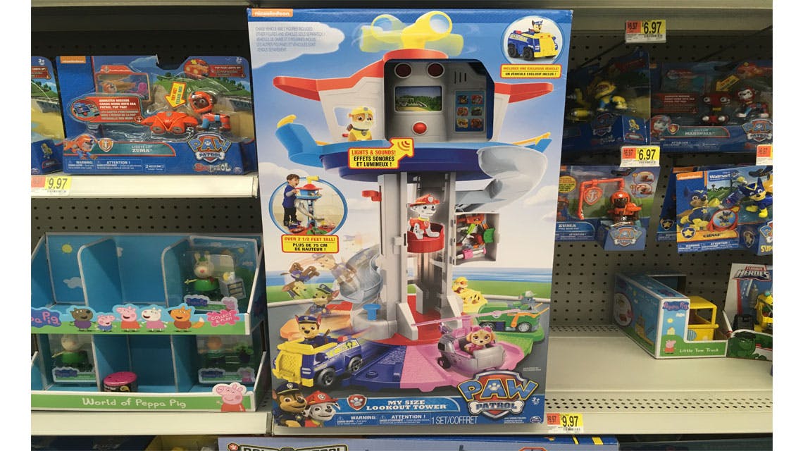 paw patrol my size lookout tower best price