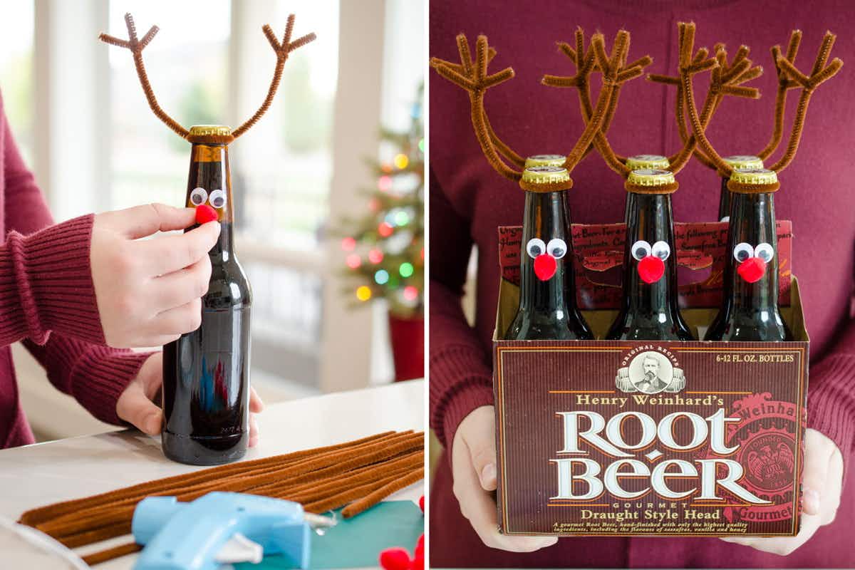 Make reindeer root beer for the kids.