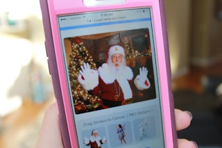 santa freebies caught santa app