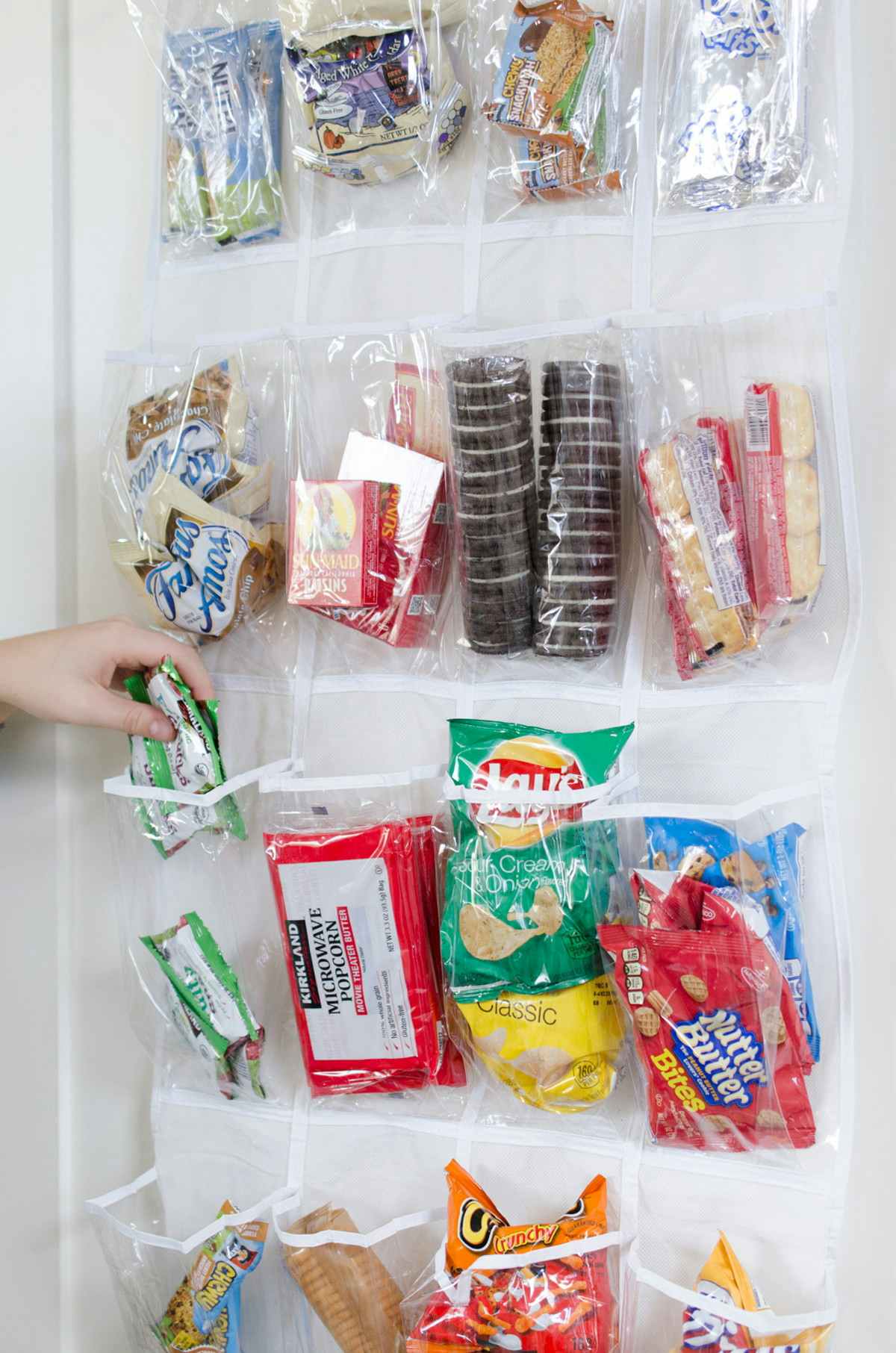 Make grabbing snacks easy for kids.
