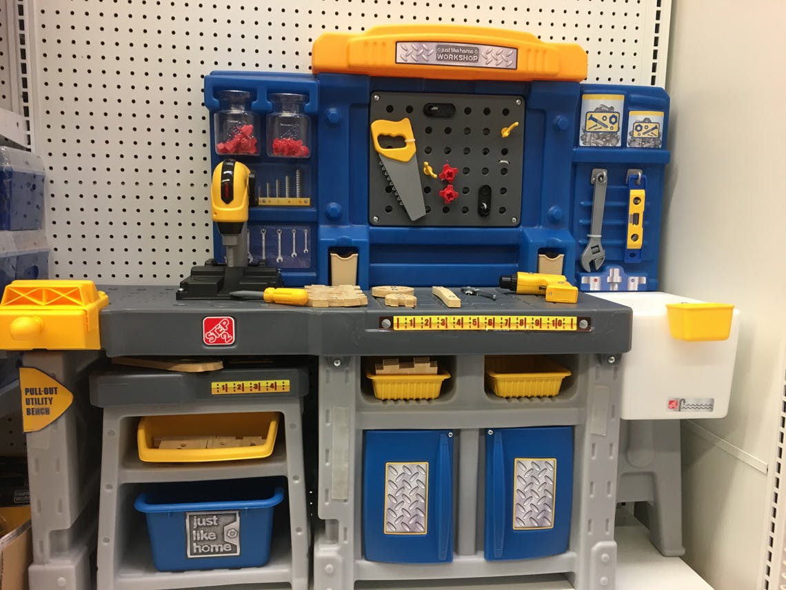 just like home workshop big builders pro workshop playset