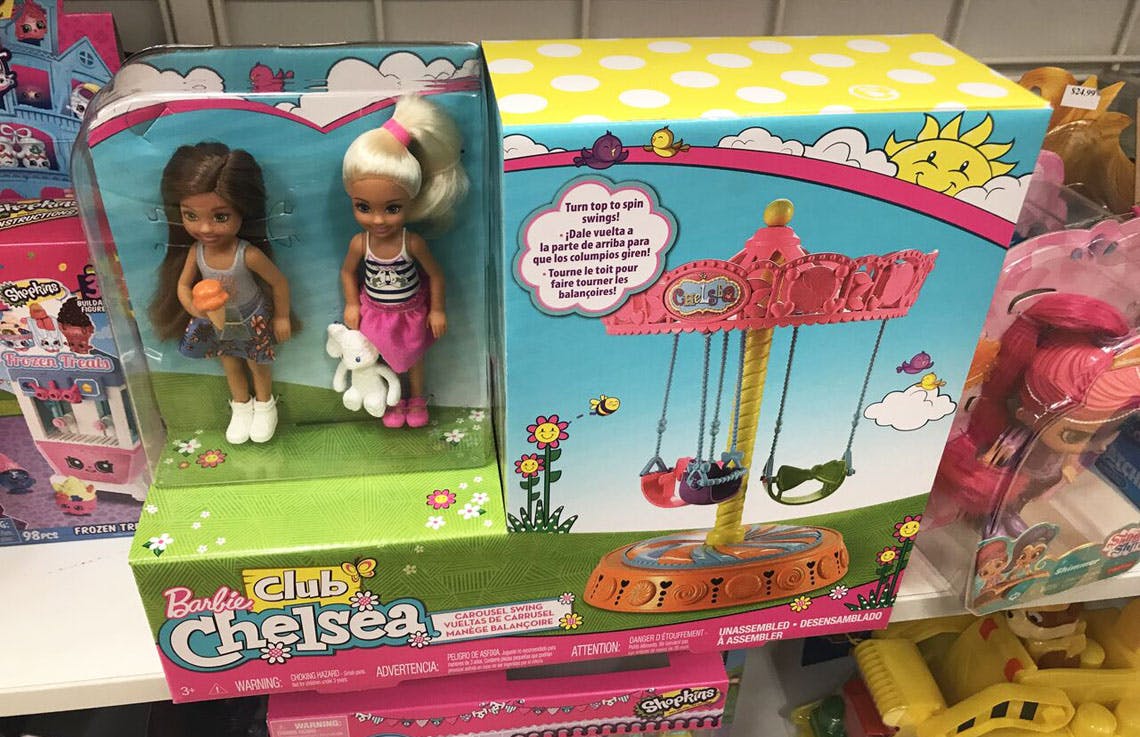 barbie chelsea carousel swing