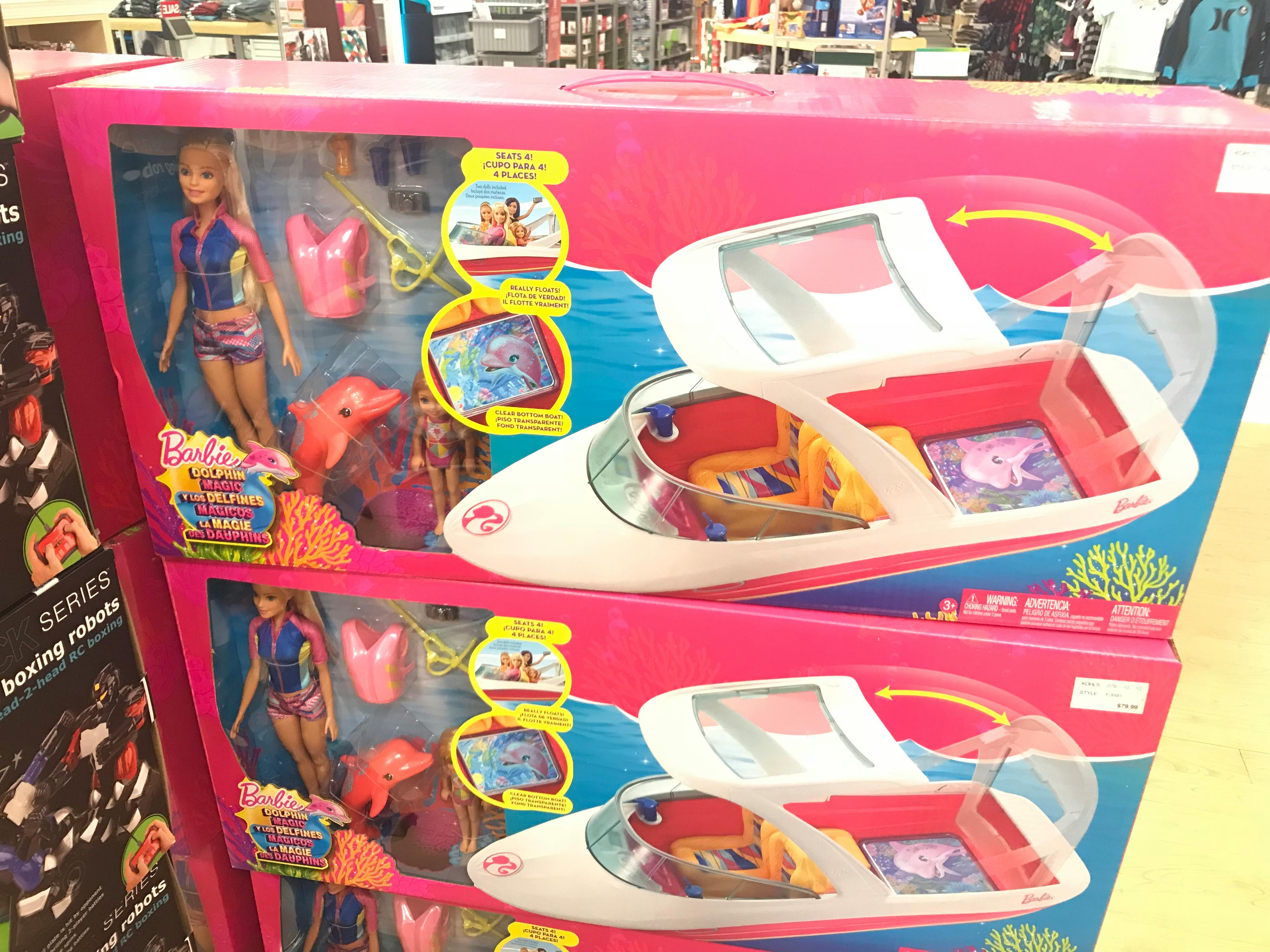 barbie dolphin magic boat