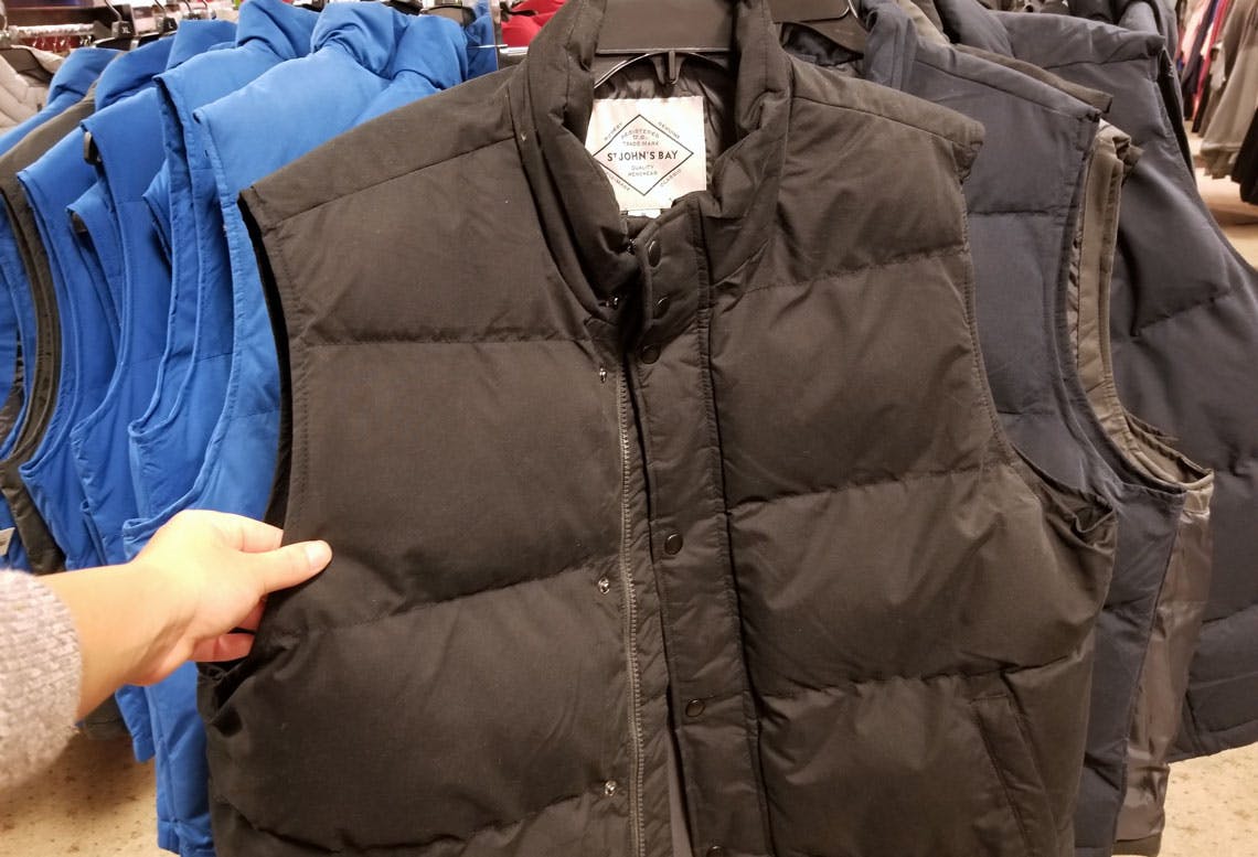 jcpenney mens puffer vest