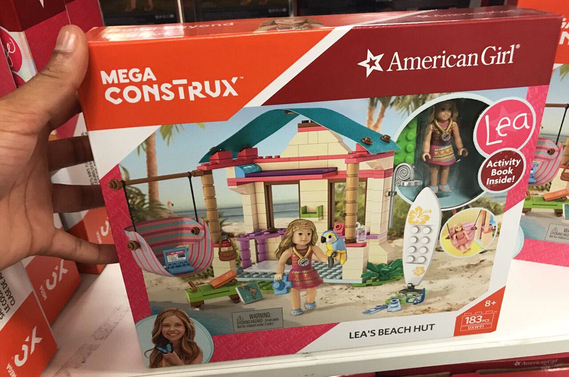 mega construx american girl lea's beach hut
